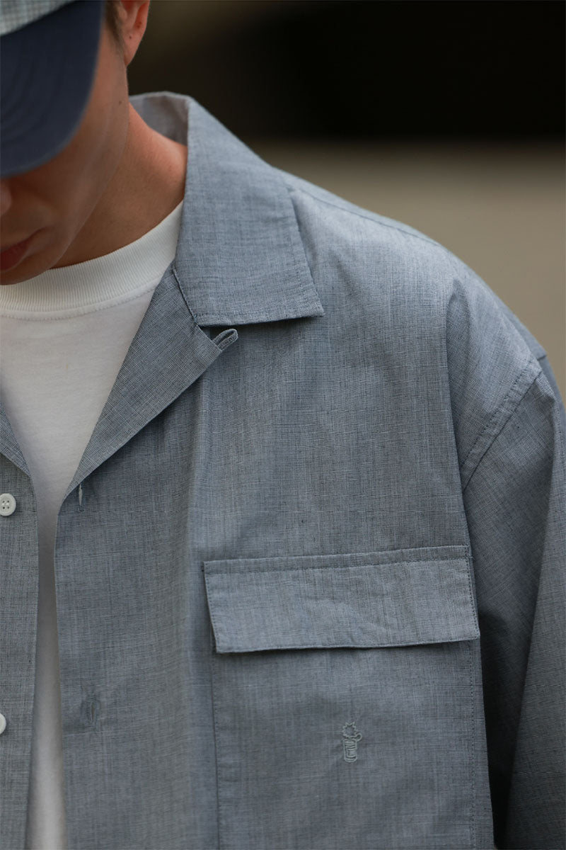 カジュアルロングスリーブシャツPS16