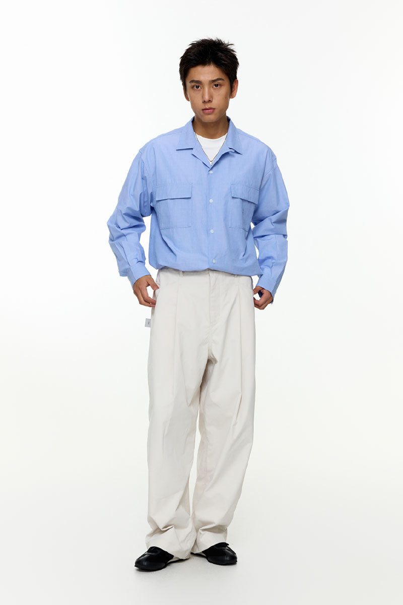 カジュアルロングスリーブシャツPS16