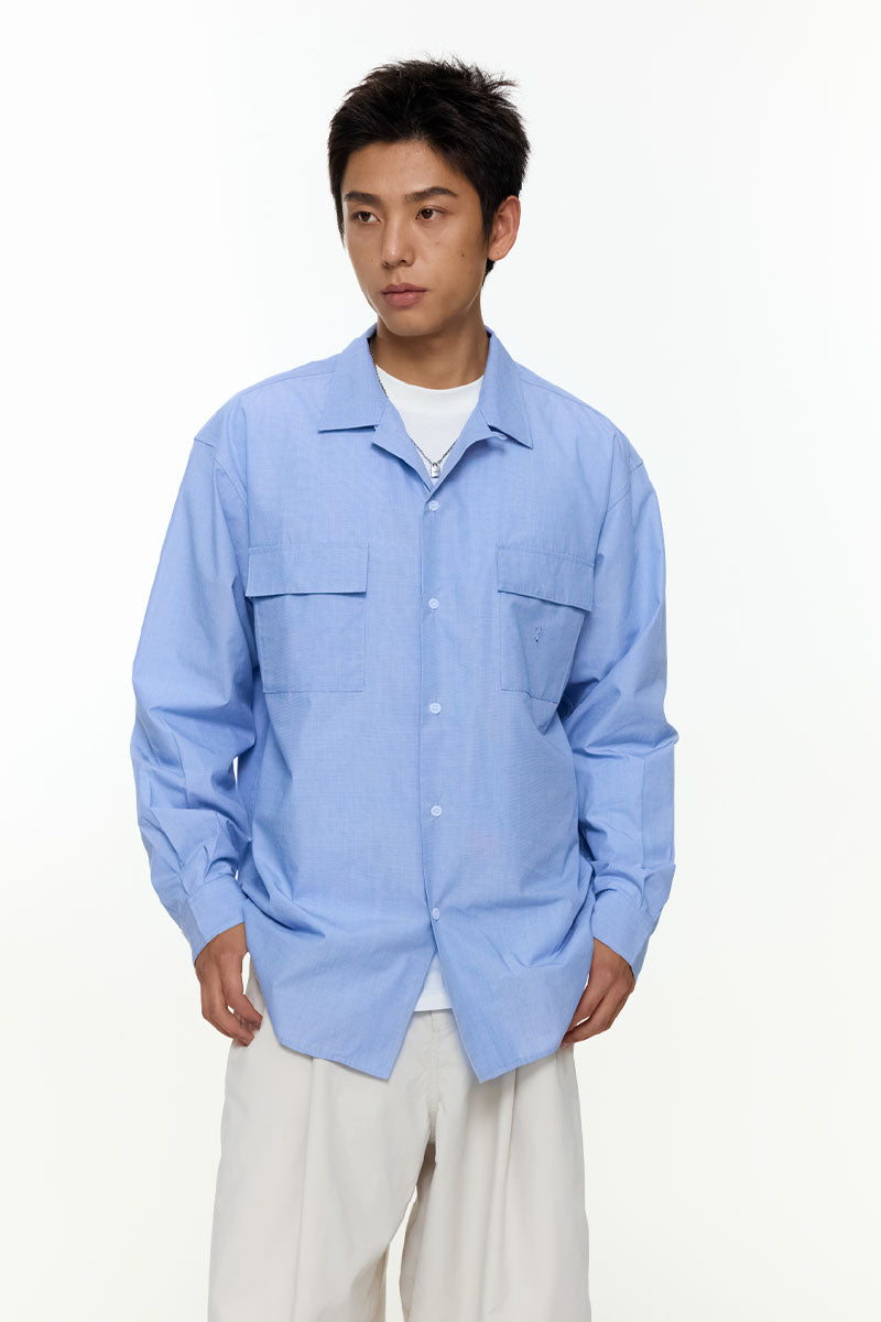 カジュアルロングスリーブシャツPS16