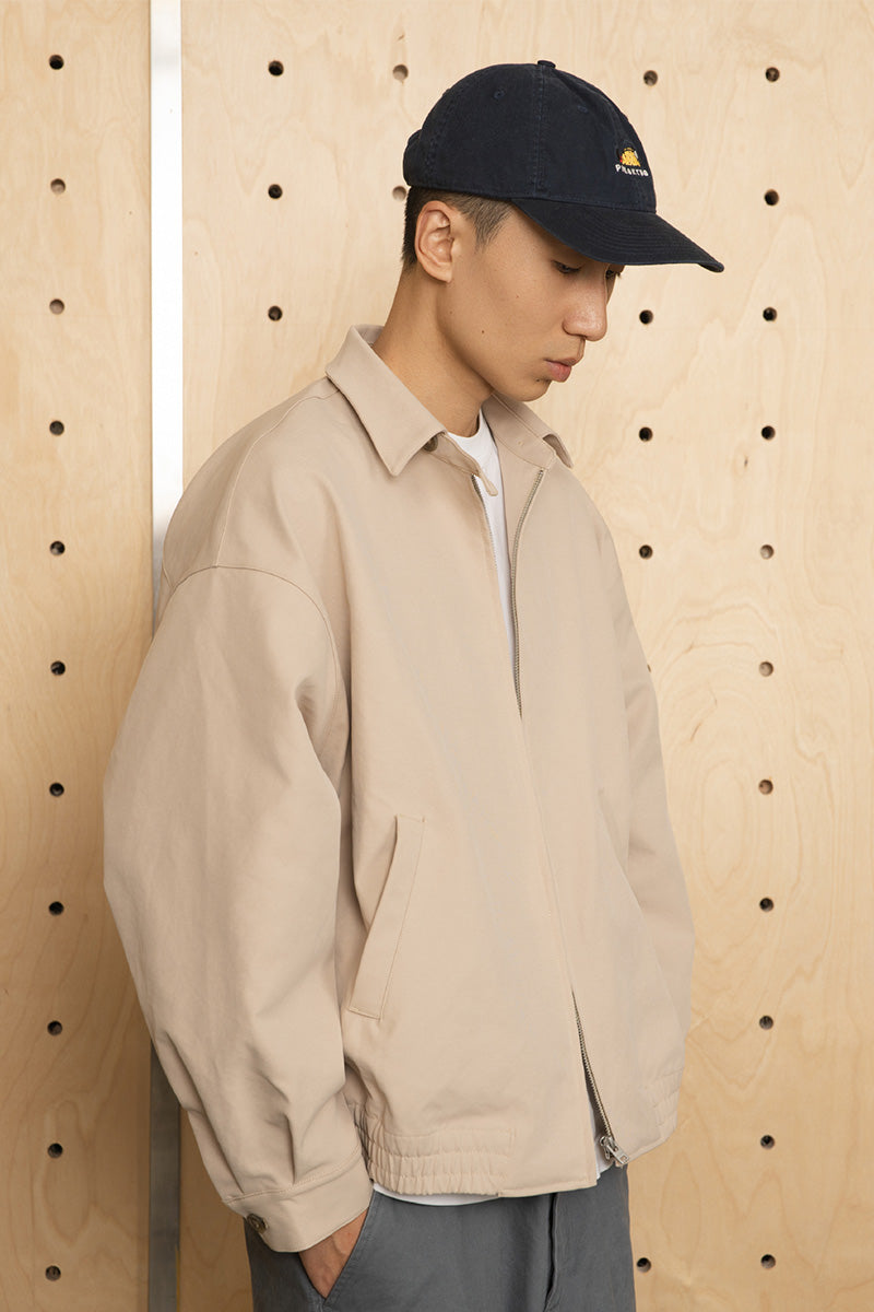 無地リラックスハリントンジャケットPS5