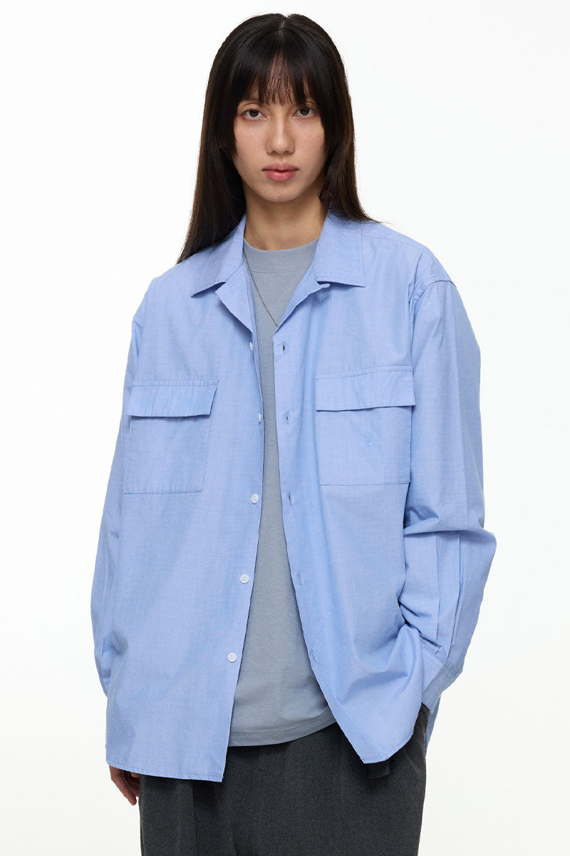 カジュアルロングスリーブシャツPS16