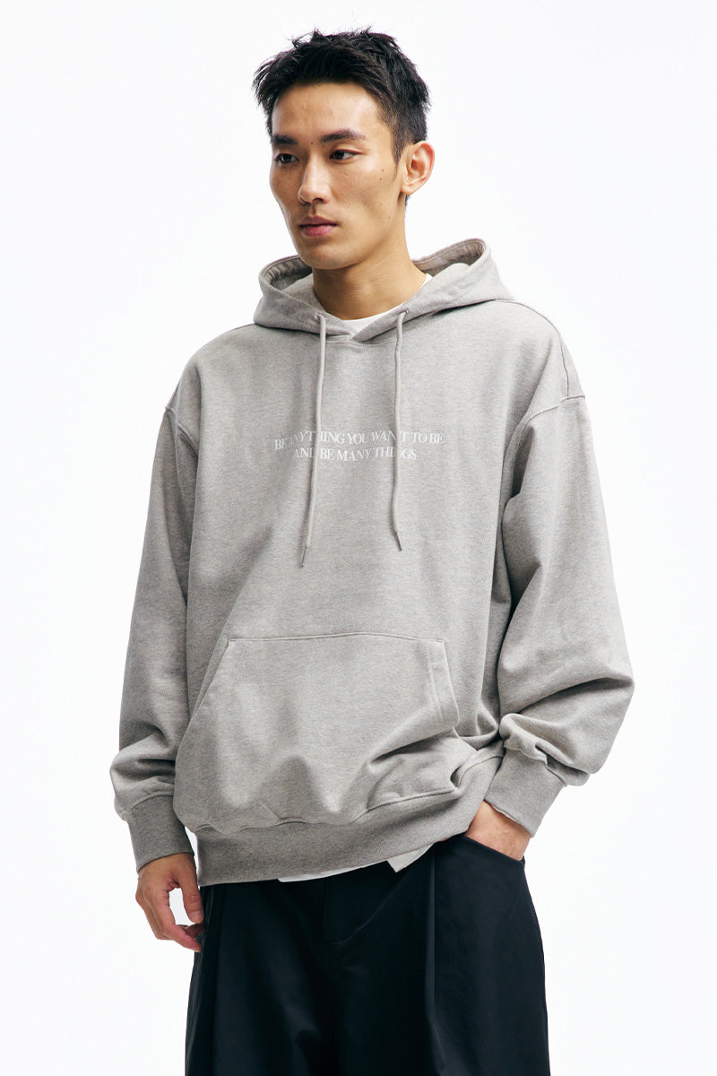 PINSKTBSヘビーウェイトアルファベットロゴパーカーPS27