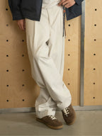 三防加工シングルプリーツワイドレッグワークパンツPS2