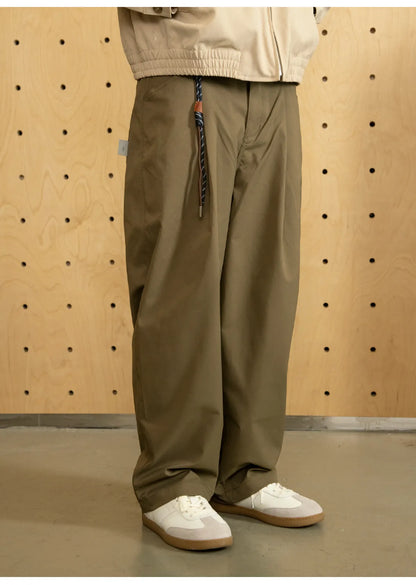 三防加工シングルプリーツワイドレッグワークパンツPS2