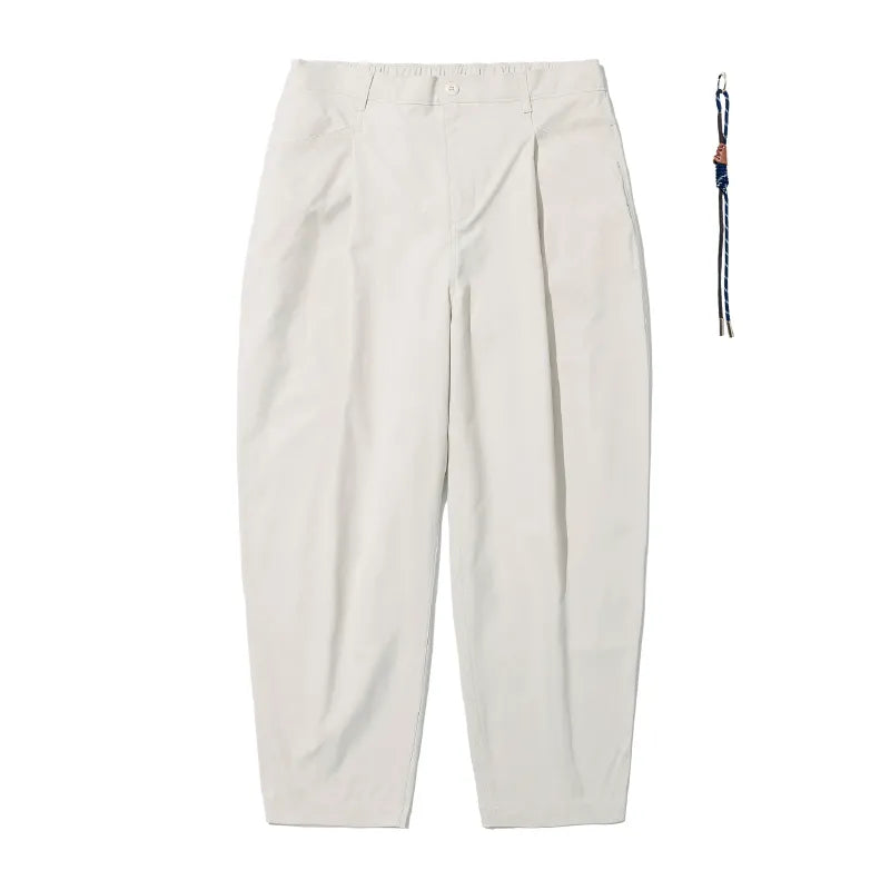 三防加工シングルプリーツワイドレッグワークパンツPS2