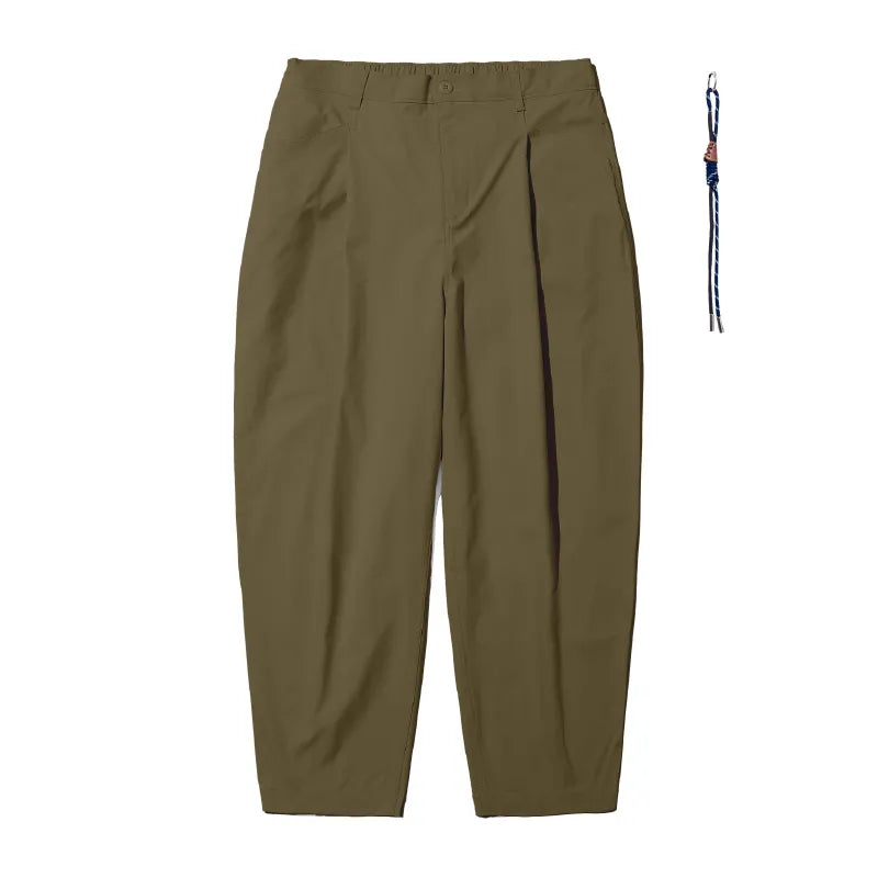 三防加工シングルプリーツワイドレッグワークパンツPS2