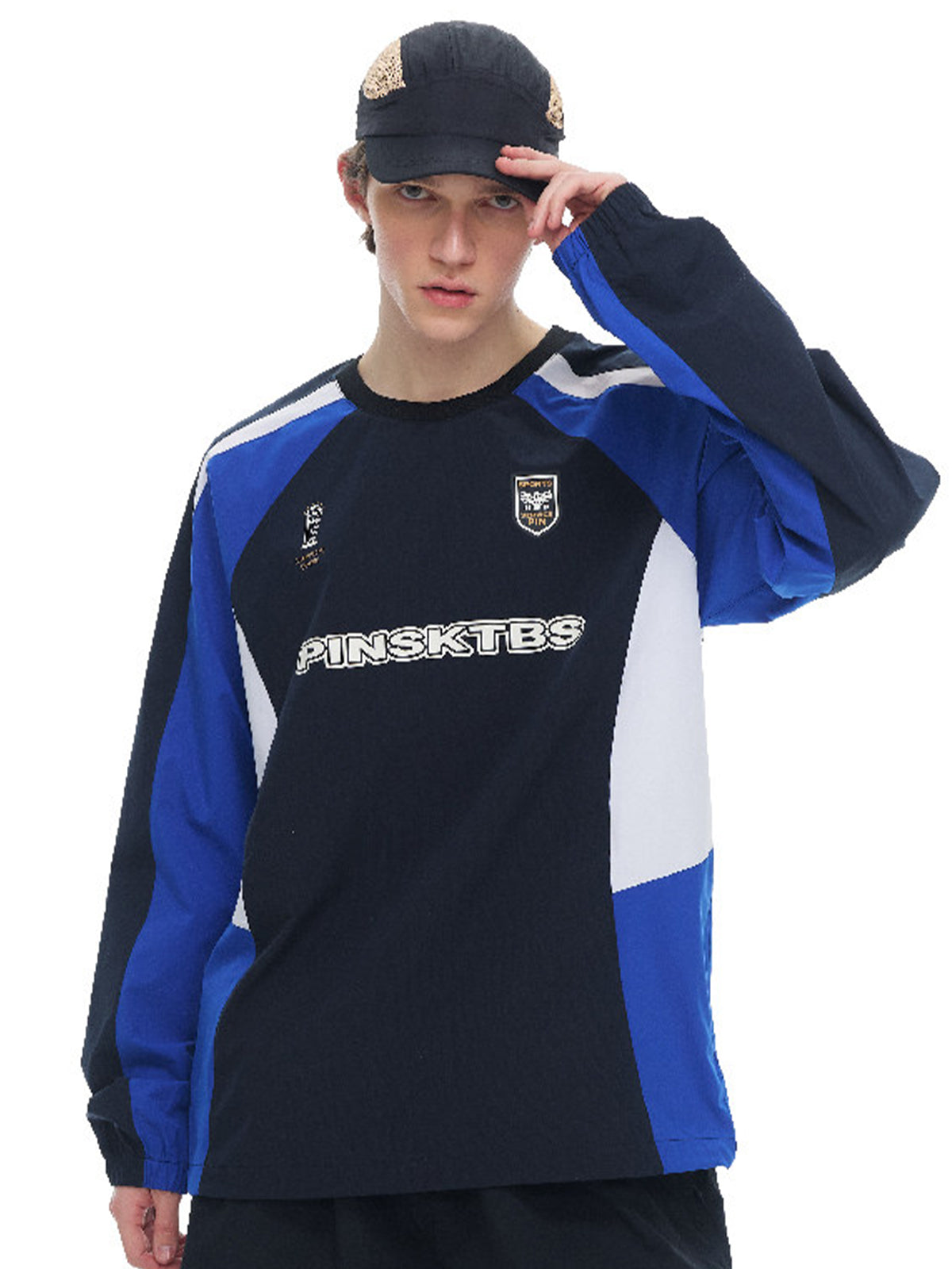 カラーブロック ロングスリーブT – MB102