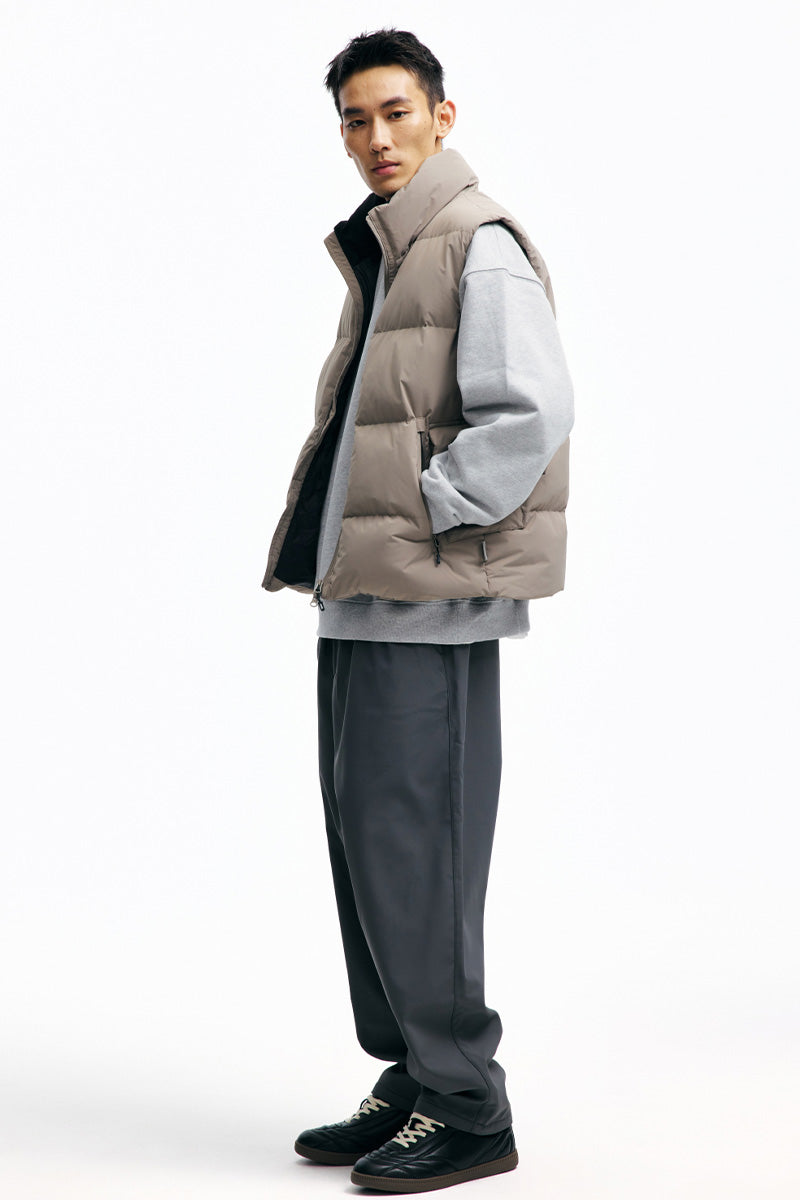 PINSKTBSスタンドカラーダウンベストPS30