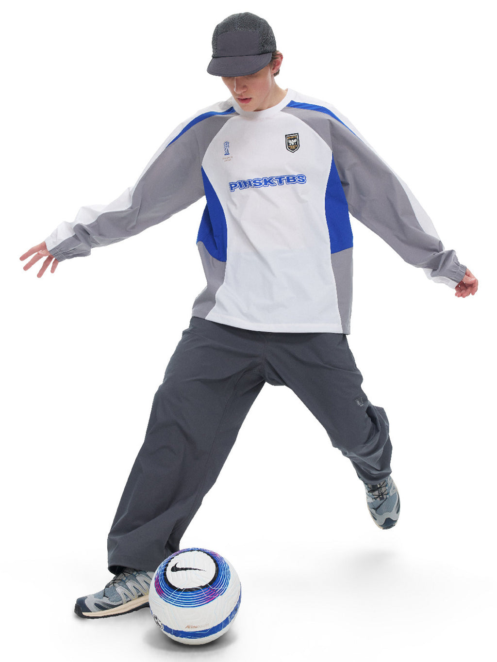 カラーブロック ロングスリーブT – MB102