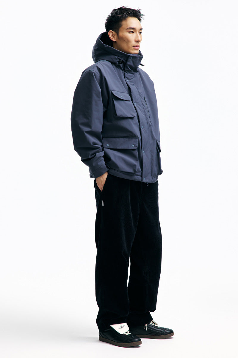 PINSKTBSプリマロフトマルチポケットフード付き中綿ジャケットPS28