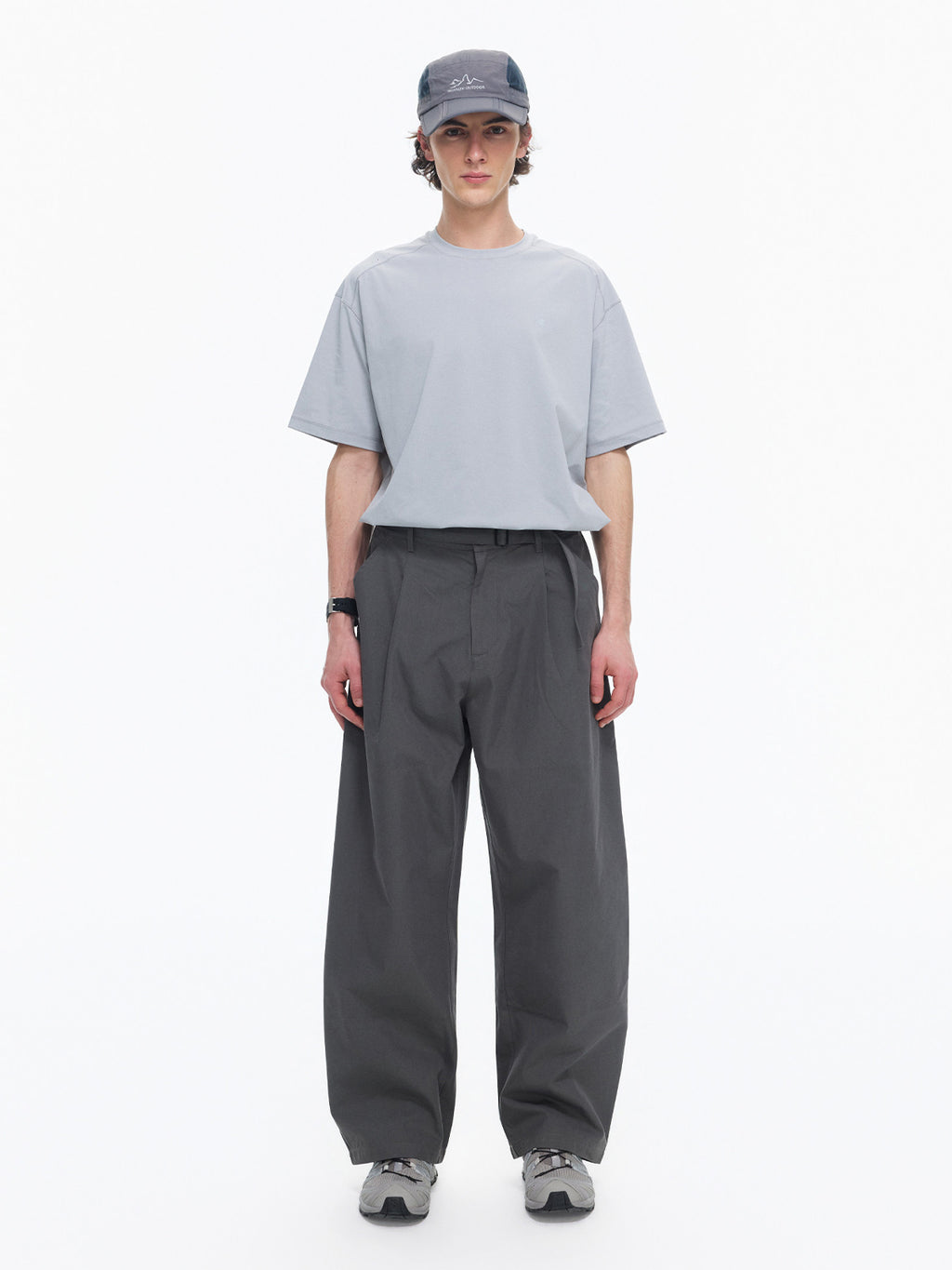 ワンタック ベルトカーブパンツ – MB106