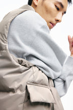 PINSKTBSスタンドカラーダウンベストPS30