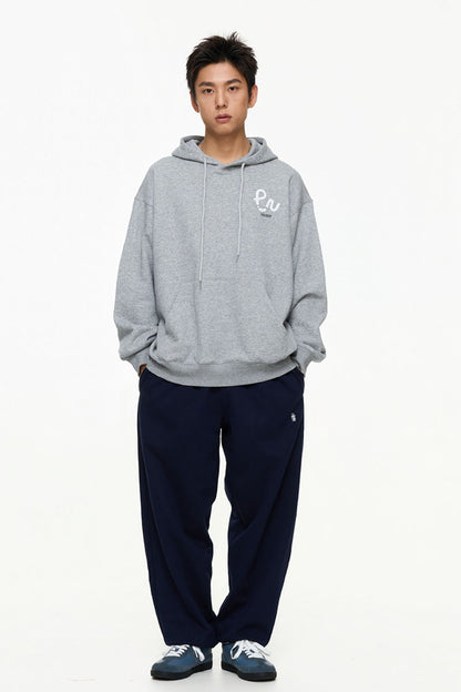 後ろプリントデザインフード付きスウェットPS15