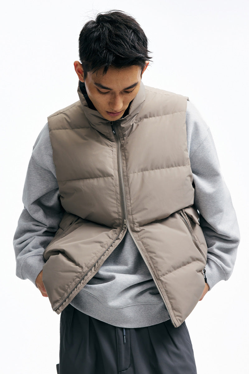 PINSKTBSスタンドカラーダウンベストPS30