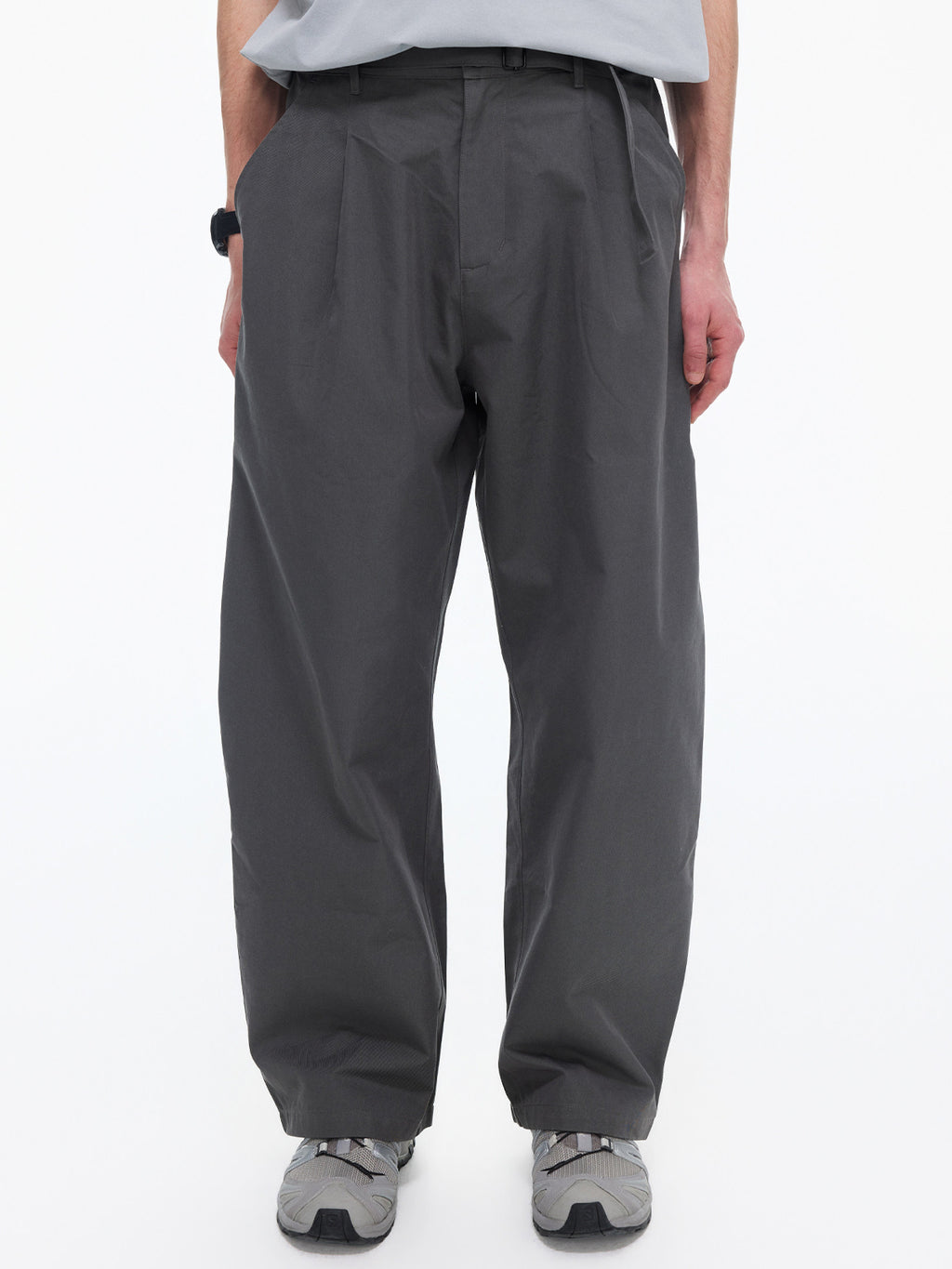 ワンタック ベルトカーブパンツ – MB106