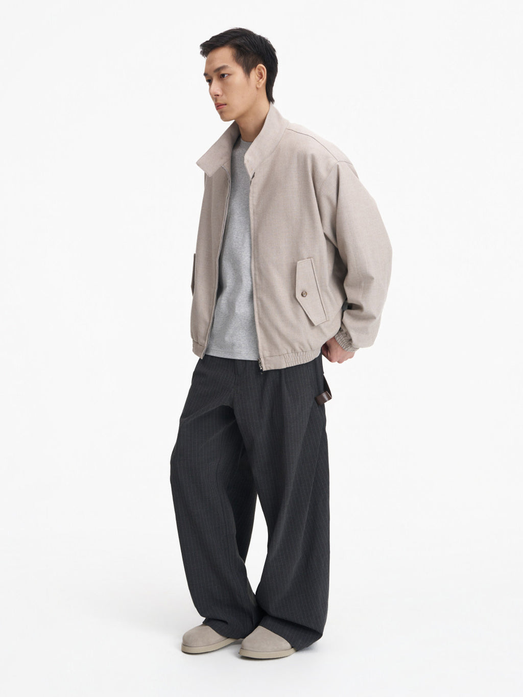 ウールハリントンジャケット – MB100