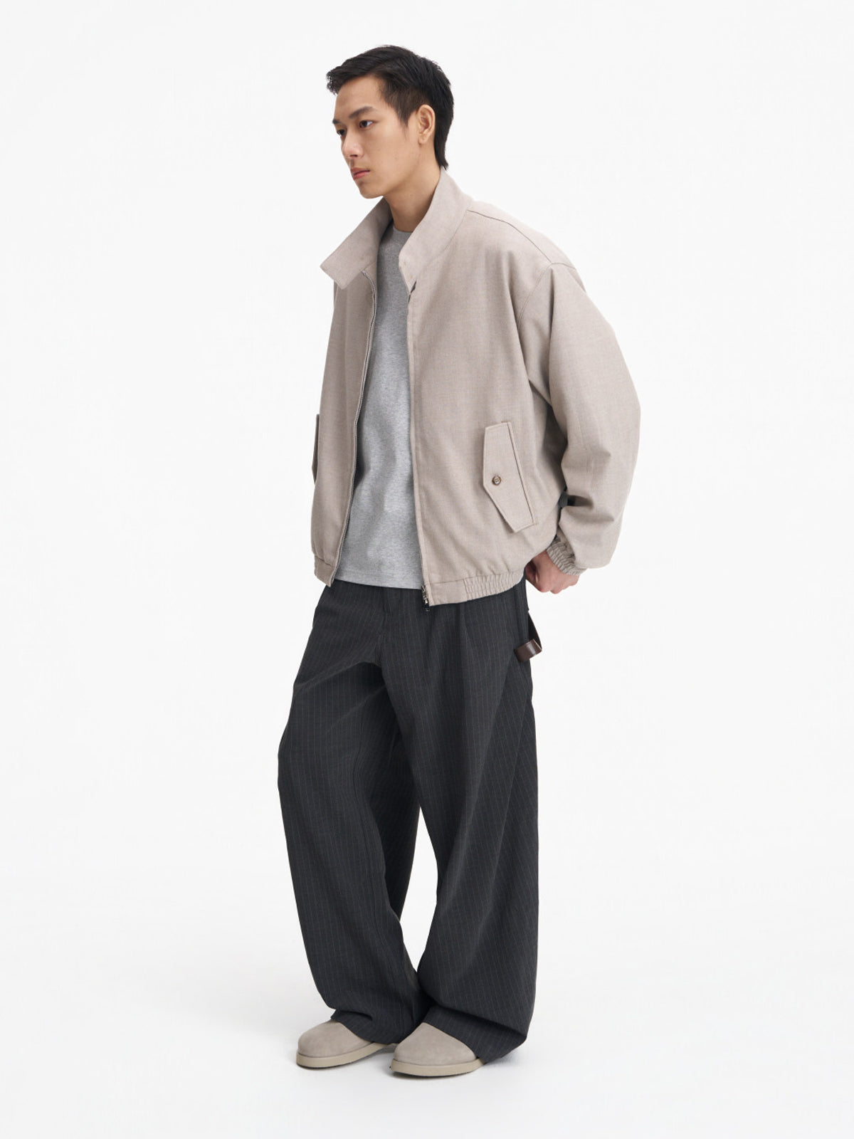 ウールハリントンジャケット – MB100