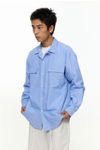 カジュアルロングスリーブシャツPS16