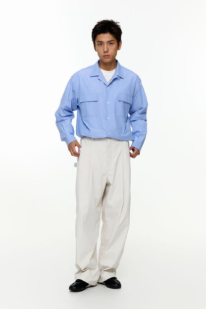 カジュアルロングスリーブシャツPS16