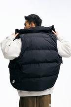 PINSKTBSスタンドカラーダウンベストPS30