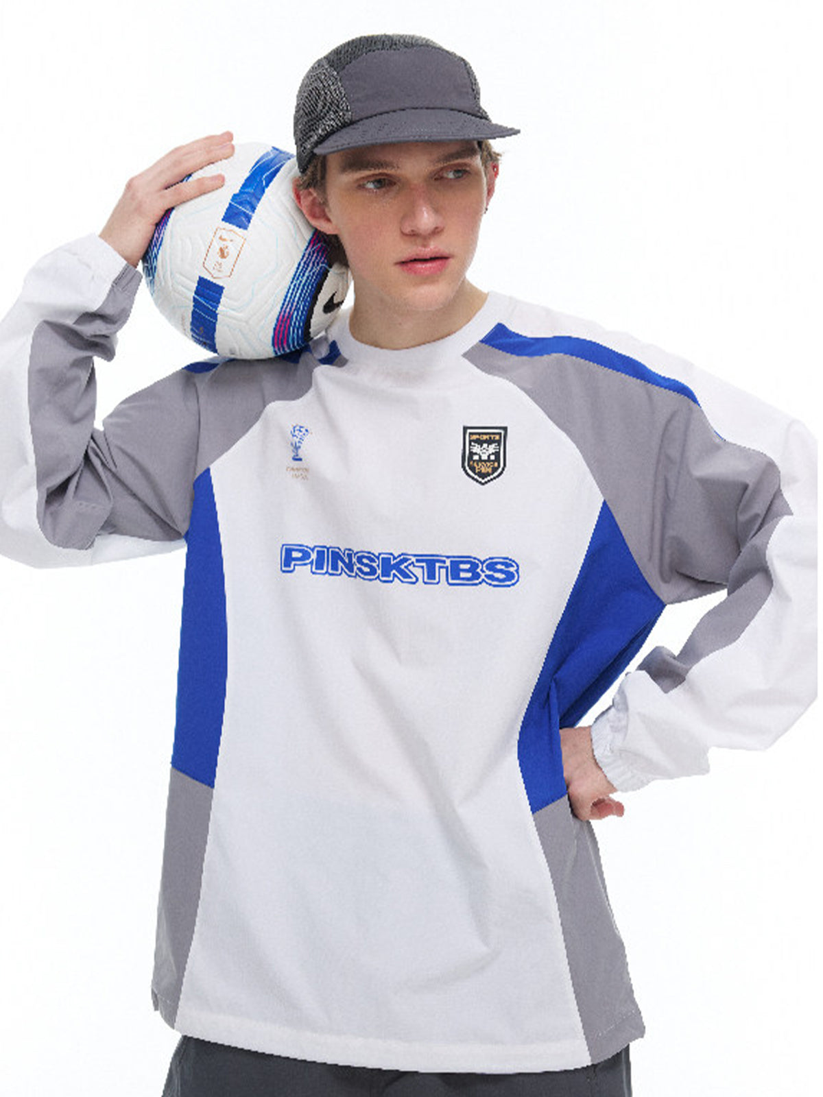 カラーブロック ロングスリーブT – MB102