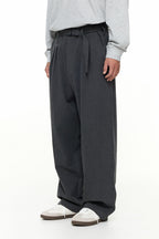 ウエストベルト付きフィットスラックスPS17