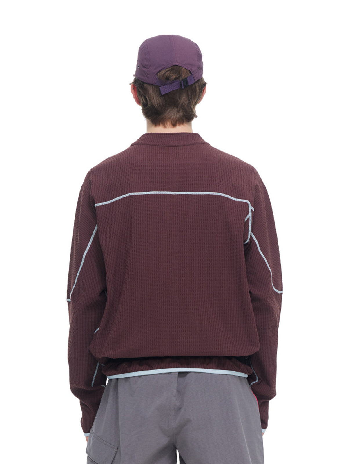 ワッフル ハーフジップロングスリーブ – MB111