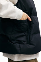 PINSKTBSスタンドカラーダウンベストPS30