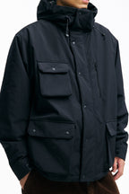 PINSKTBSプリマロフトマルチポケットフード付き中綿ジャケットPS28