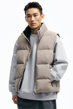 PINSKTBSスタンドカラーダウンベストPS30