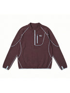 ワッフル ハーフジップロングスリーブ – MB111