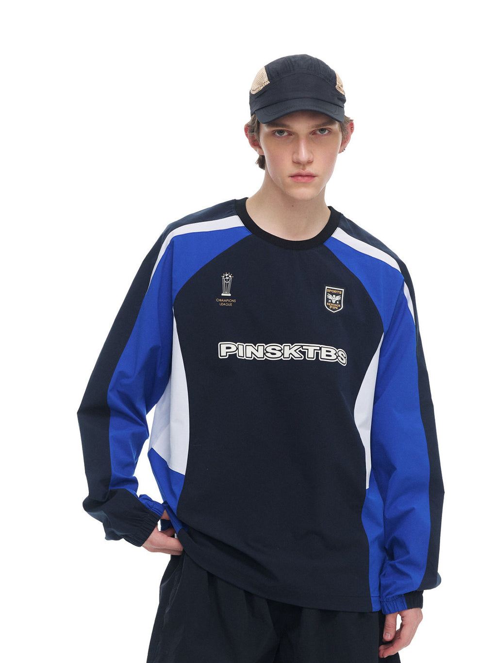 カラーブロック ロングスリーブT – MB102