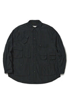 マッチポッケ付きチェック柄 長袖シャツPS6