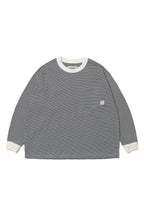 ファインストライプコットンTシャツPS8