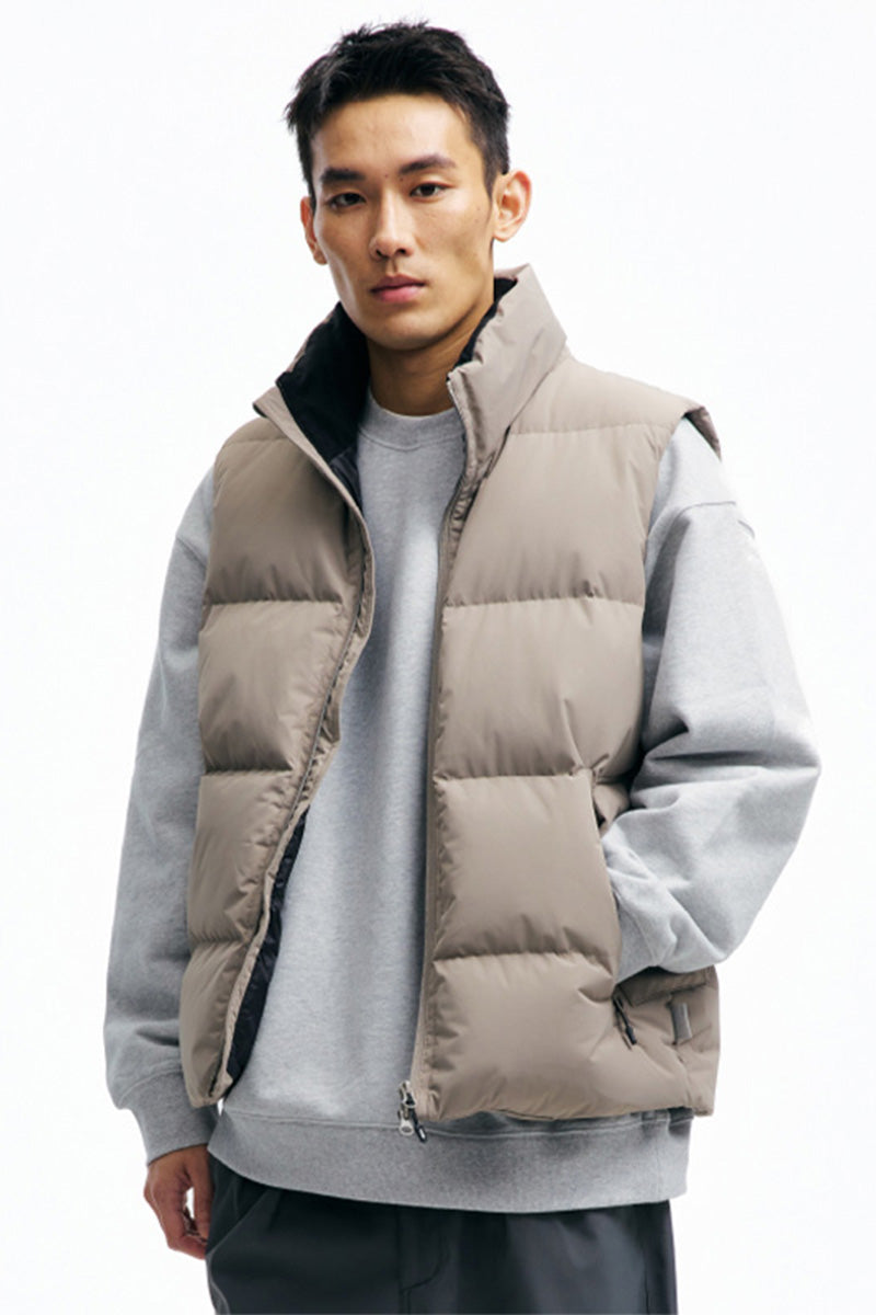 PINSKTBSスタンドカラーダウンベストPS30