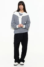 ファインストライプコットンTシャツPS8