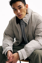 PINSKTBSカットシルエットダウンジャケットPS24