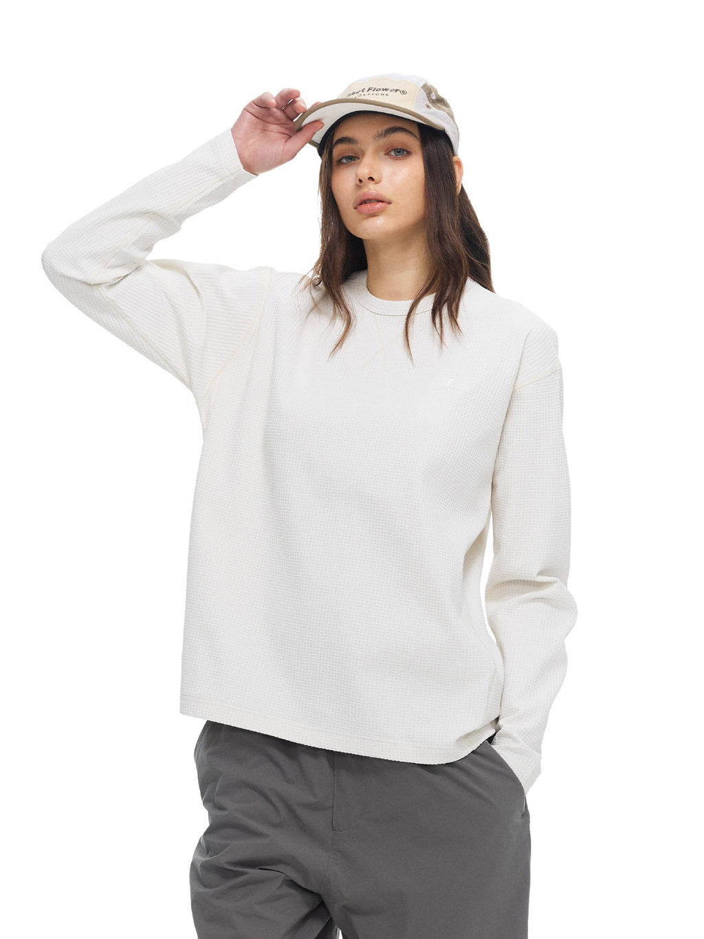 ワッフル ベーシックロングスリーブT – MB116