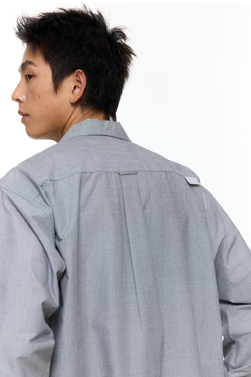 カジュアルロングスリーブシャツPS16