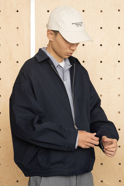 無地リラックスハリントンジャケットPS5