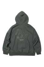 後ろプリントデザインフード付きスウェットPS15