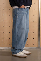 厚手ワイドデニムパンツPS12