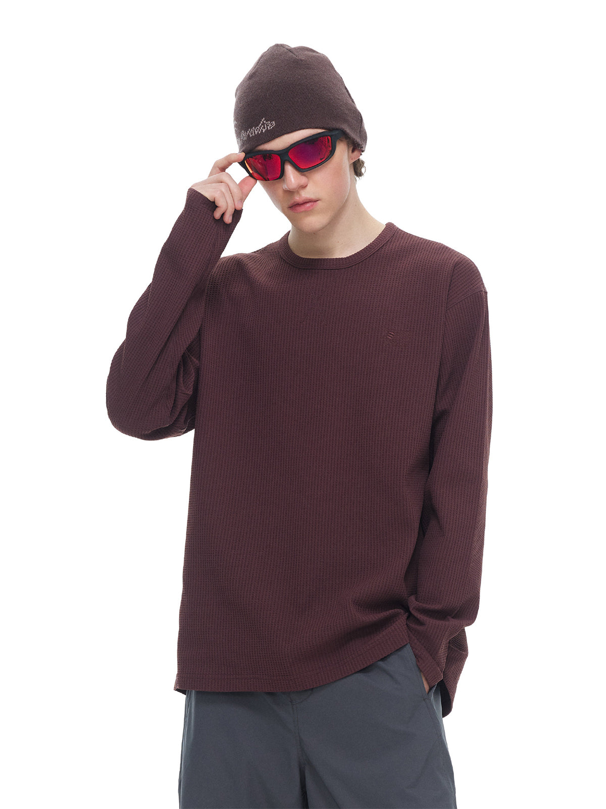 ワッフル ベーシックロングスリーブT – MB116