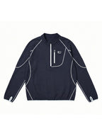 ワッフル ハーフジップロングスリーブ – MB111