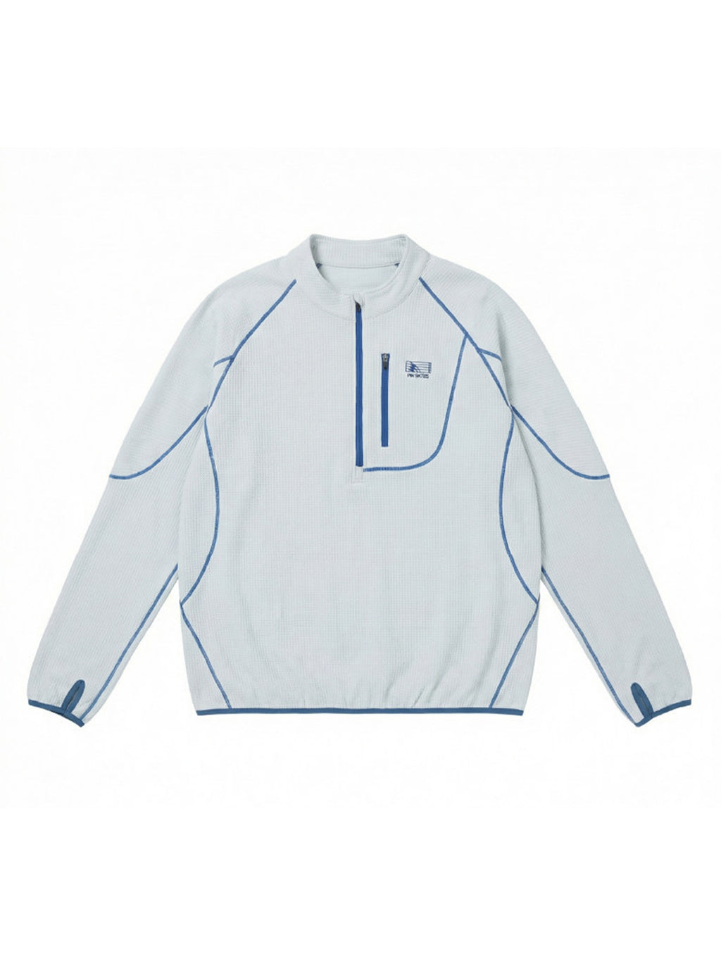 ワッフル ハーフジップロングスリーブ – MB111