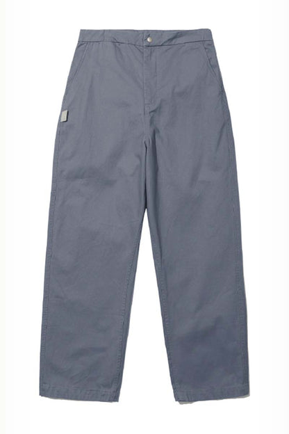 ウォッシュ加工ゆったり微テーパードパンツPS1