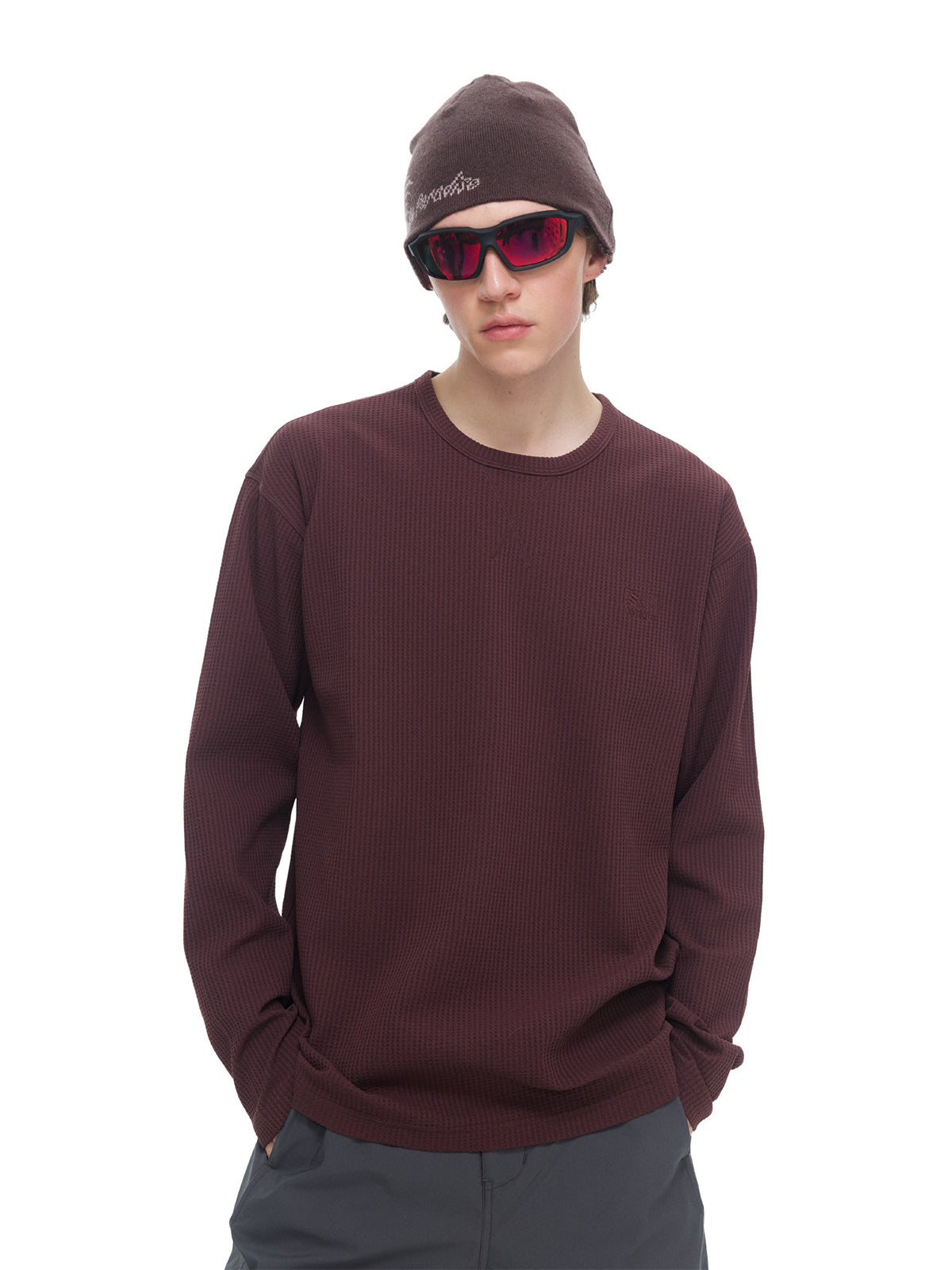 ワッフル ベーシックロングスリーブT – MB116