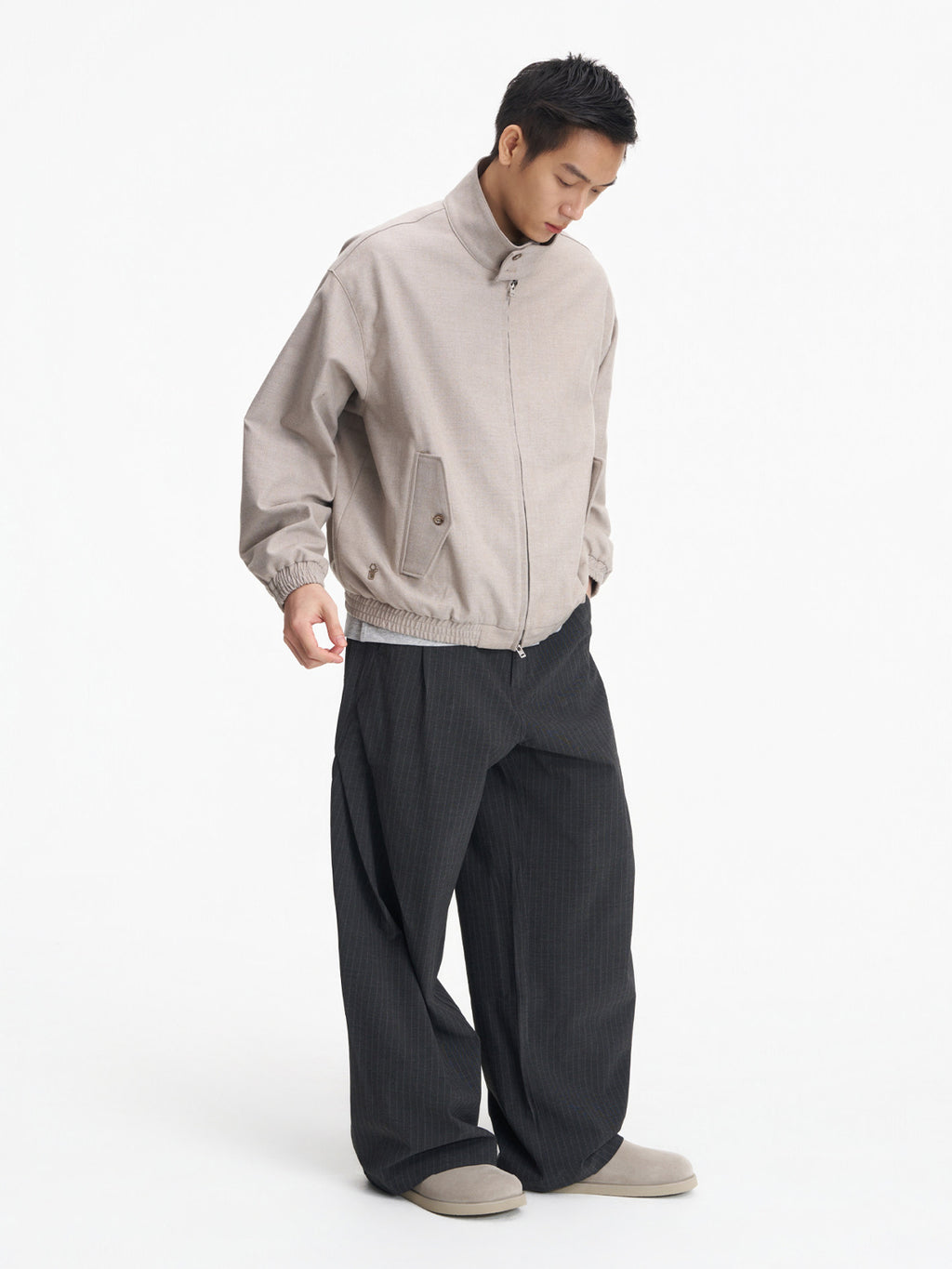 ウールハリントンジャケット – MB100