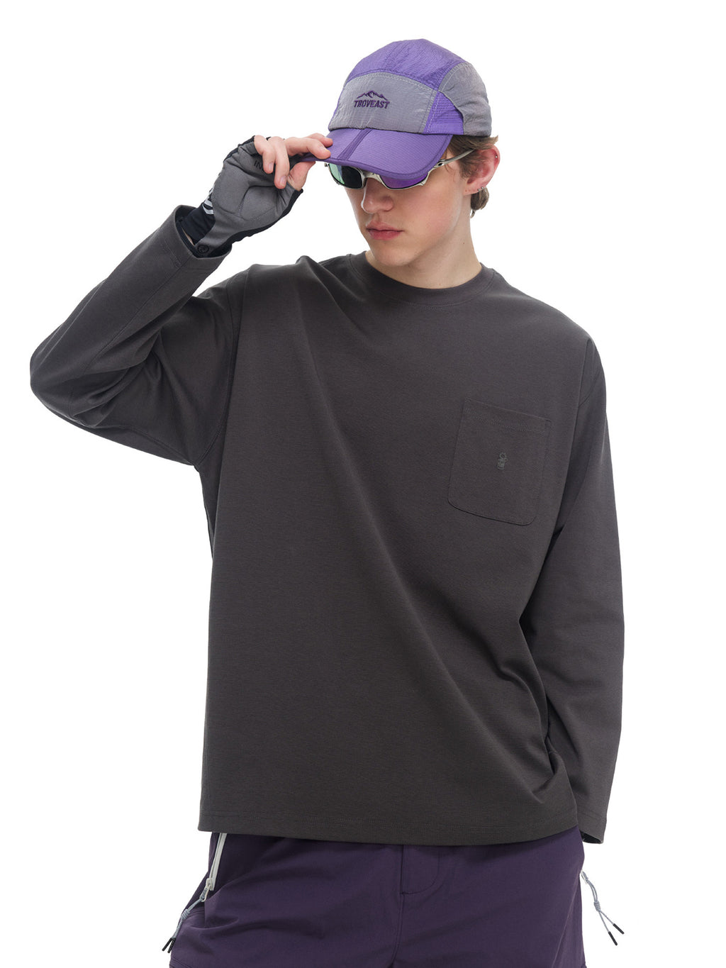 テクスチャー ロングスリーブT – MB114