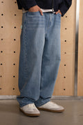 厚手ワイドデニムパンツPS12